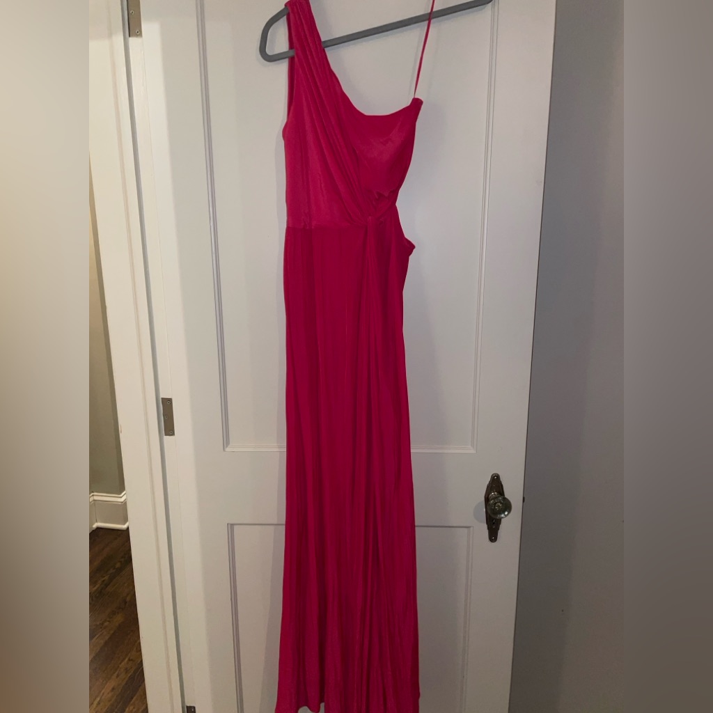 Ramy Brook One Shoulder Pink Dress